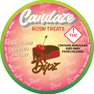 Chocolate Dipped Cherry Dipz Rosin Treats