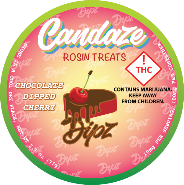 Chocolate Dipped Cherry Dipz Rosin Treats