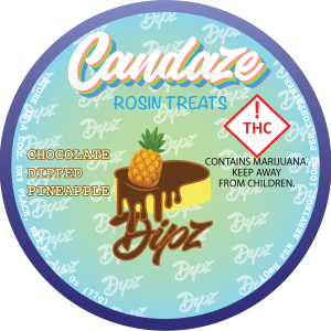 Chocolate Dipped Pineapple Dipz Rosin Treats