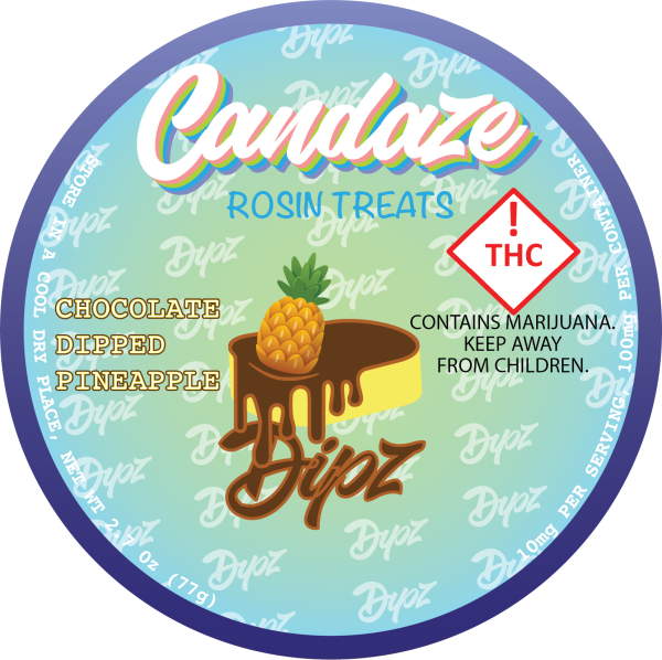 Chocolate Dipped Pineapple Dipz Rosin Treats