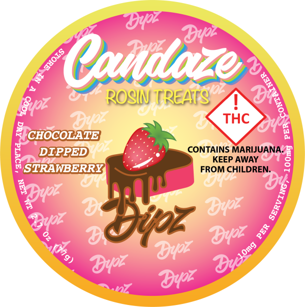 Chocolate Dipped Strawberry Dipz Rosin Treats