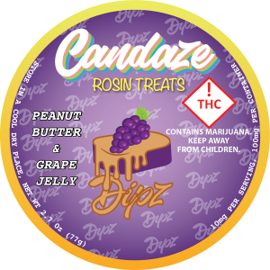 Peanut Butter & Grape Jelly Dipz Rosin Treats