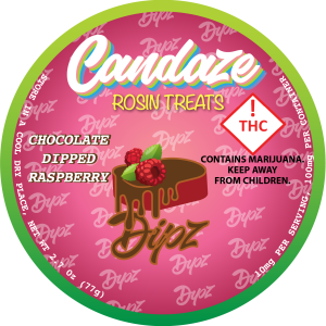Chocolate Dipped Raspberry Dipz Rosin Treats