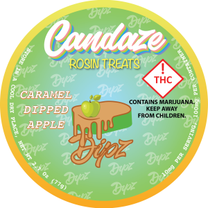 Caramel Dipped Apple  Dipz Rosin Treats