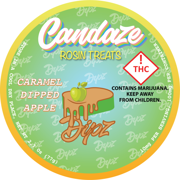 Caramel Dipped Apple  Dipz Rosin Treats
